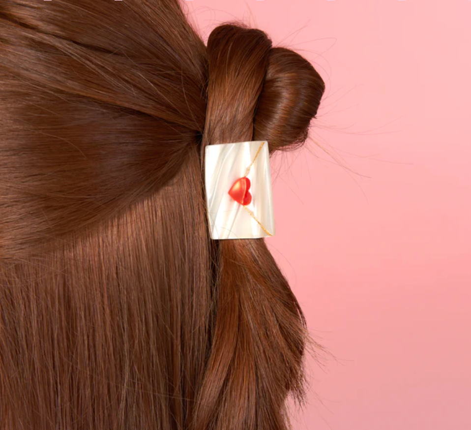 *new* Love Letter Mini Hair Claw