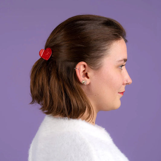 HEART MINI HAIR CLAW