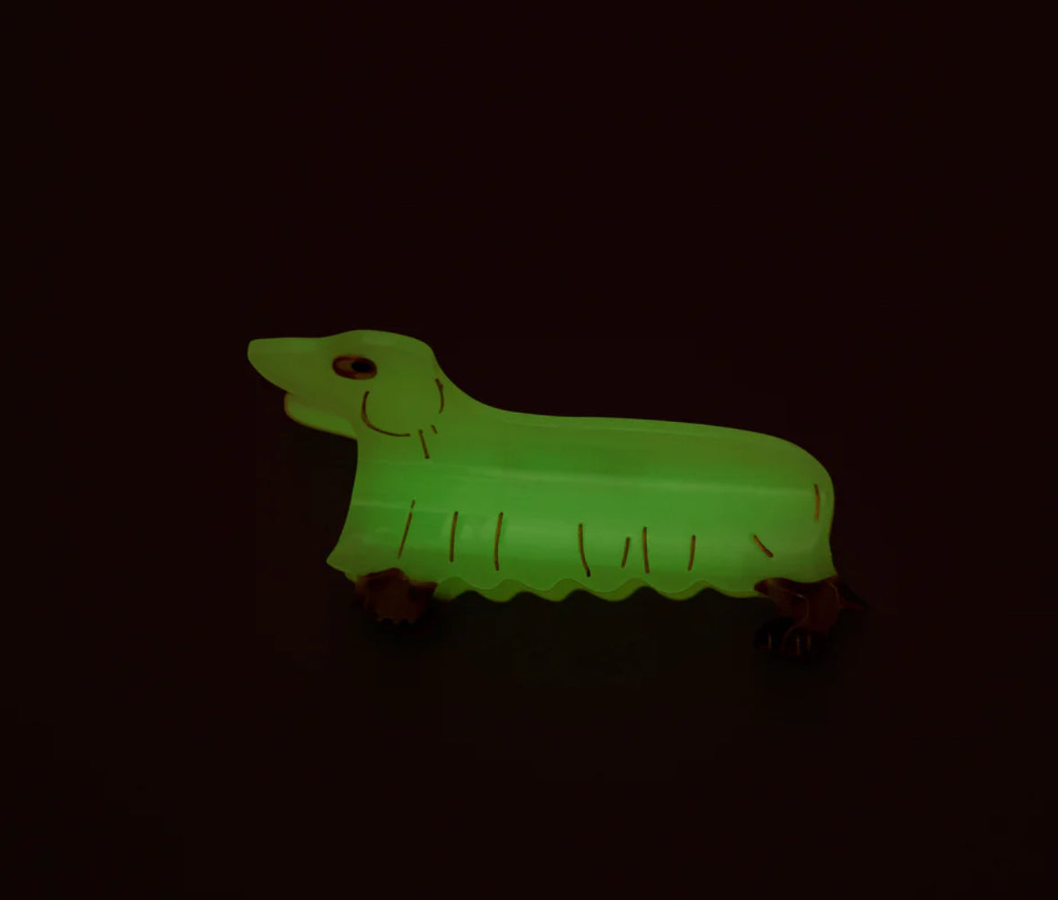 GHOST DACHSHUND HAIR CLaw (夜光款）