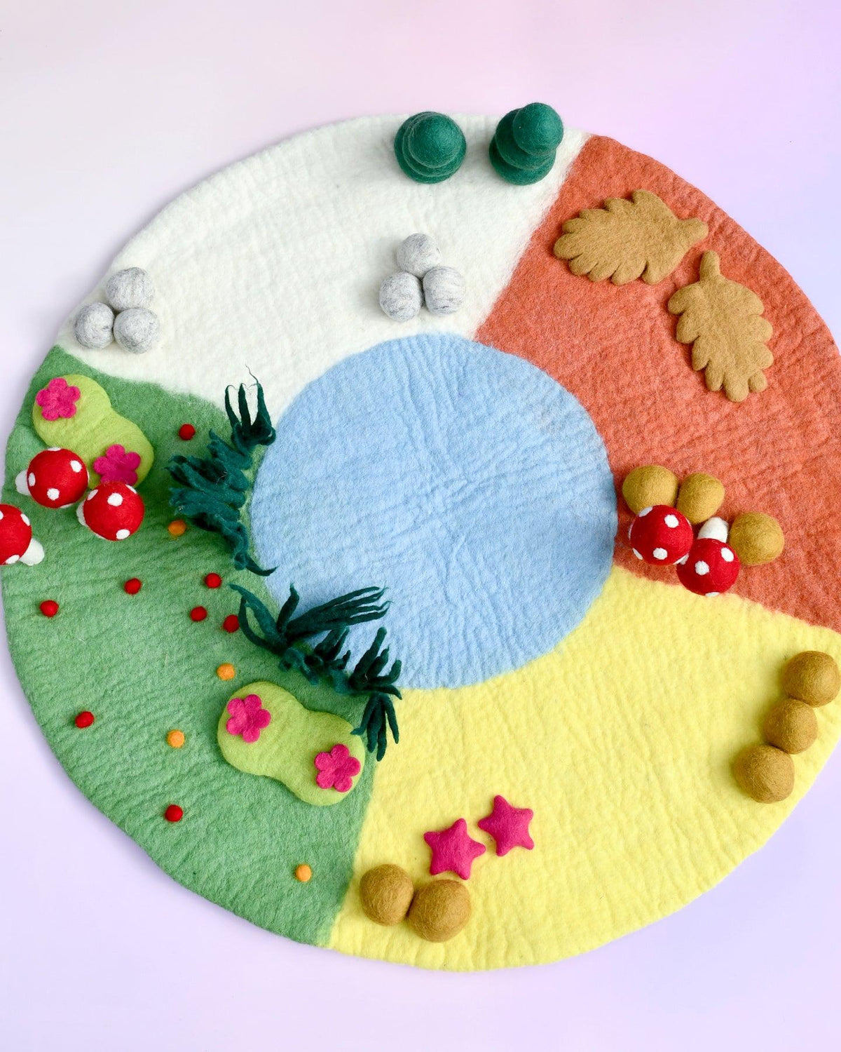 Tara Treasure - FOUR SEASONS PLAY MAT PLAYSCAPE (LARGE 80CM DIAMETER)