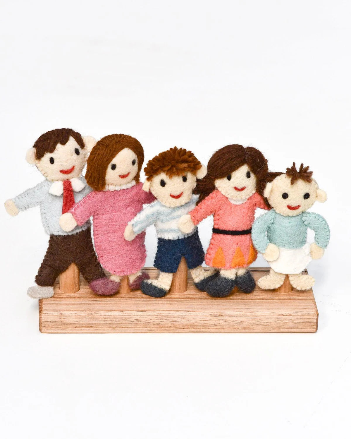 Tara treasure- FINGER FAMILY - FELT FINGER PUPPET SET