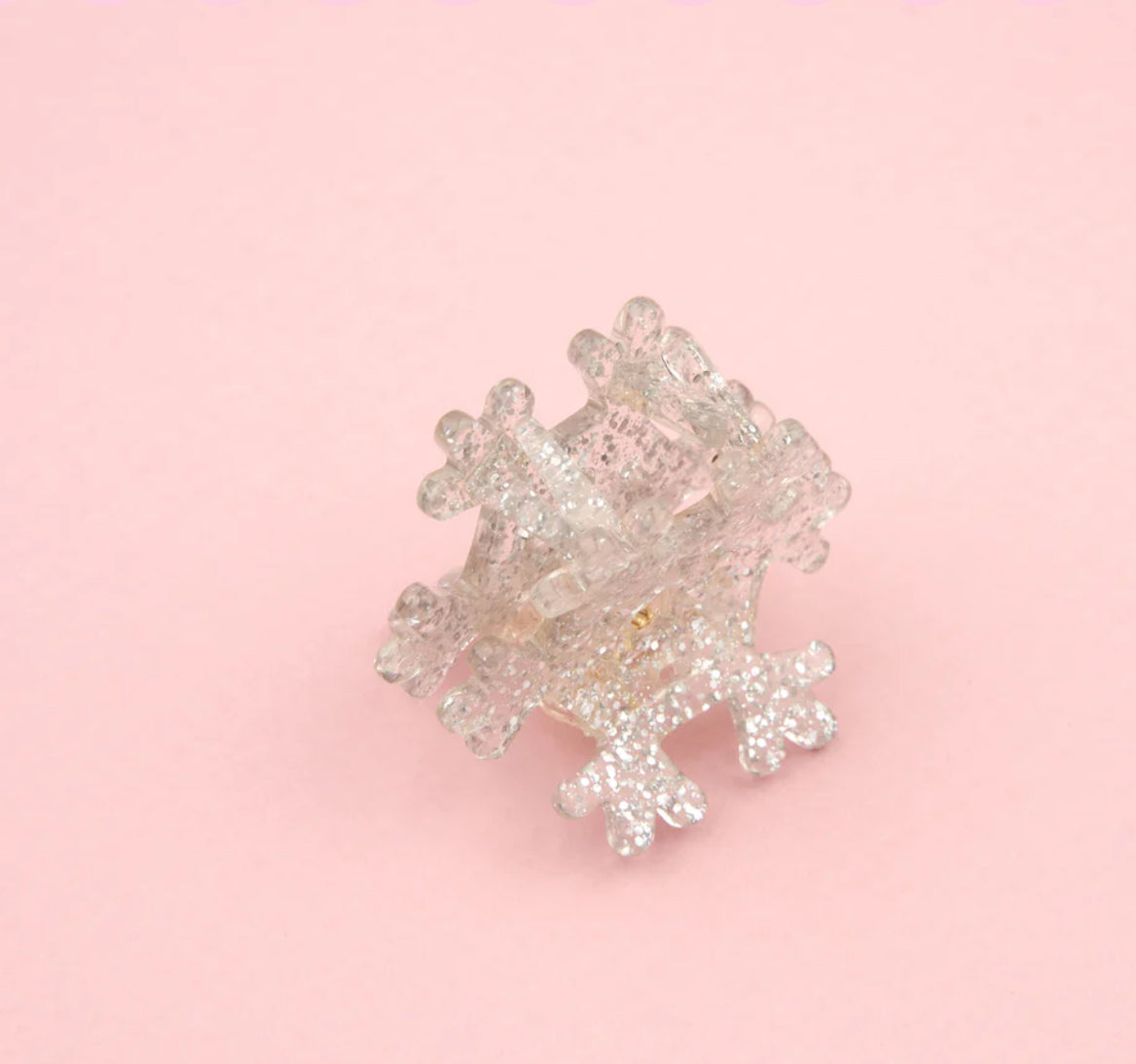 New SNOWFLAKE MINI HAIR CLAW