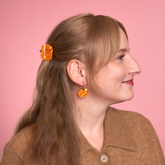 PUMPKIN MINI HAIR CLAW