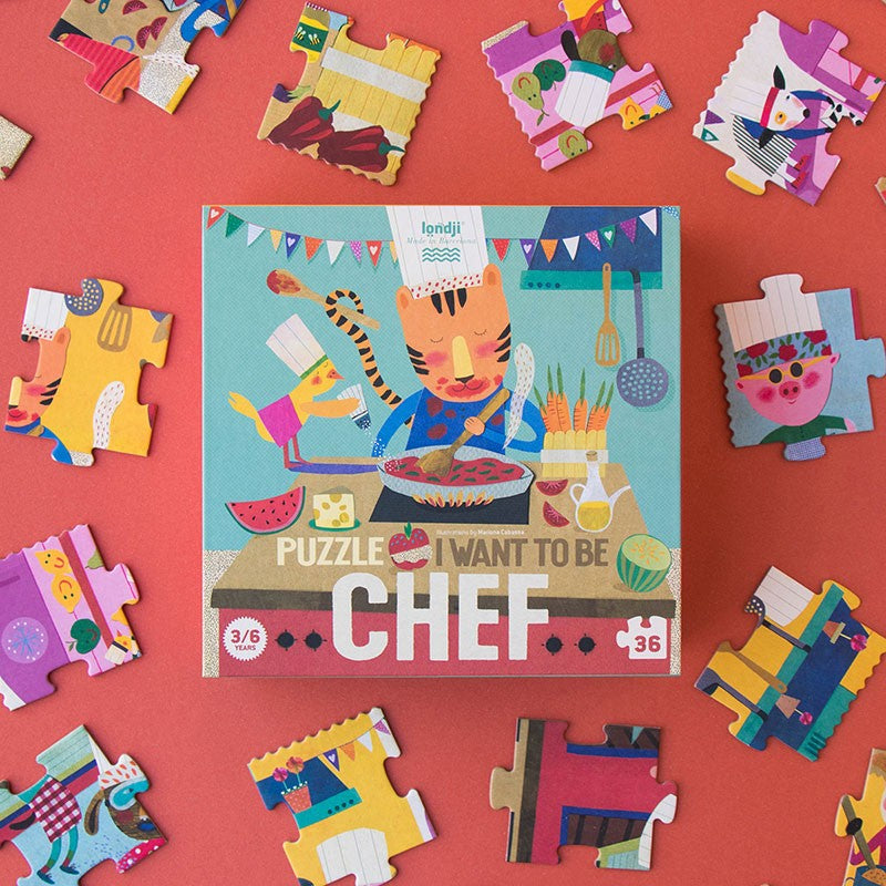 Londji - I WANT TO BE ... CHEF PUZZLE