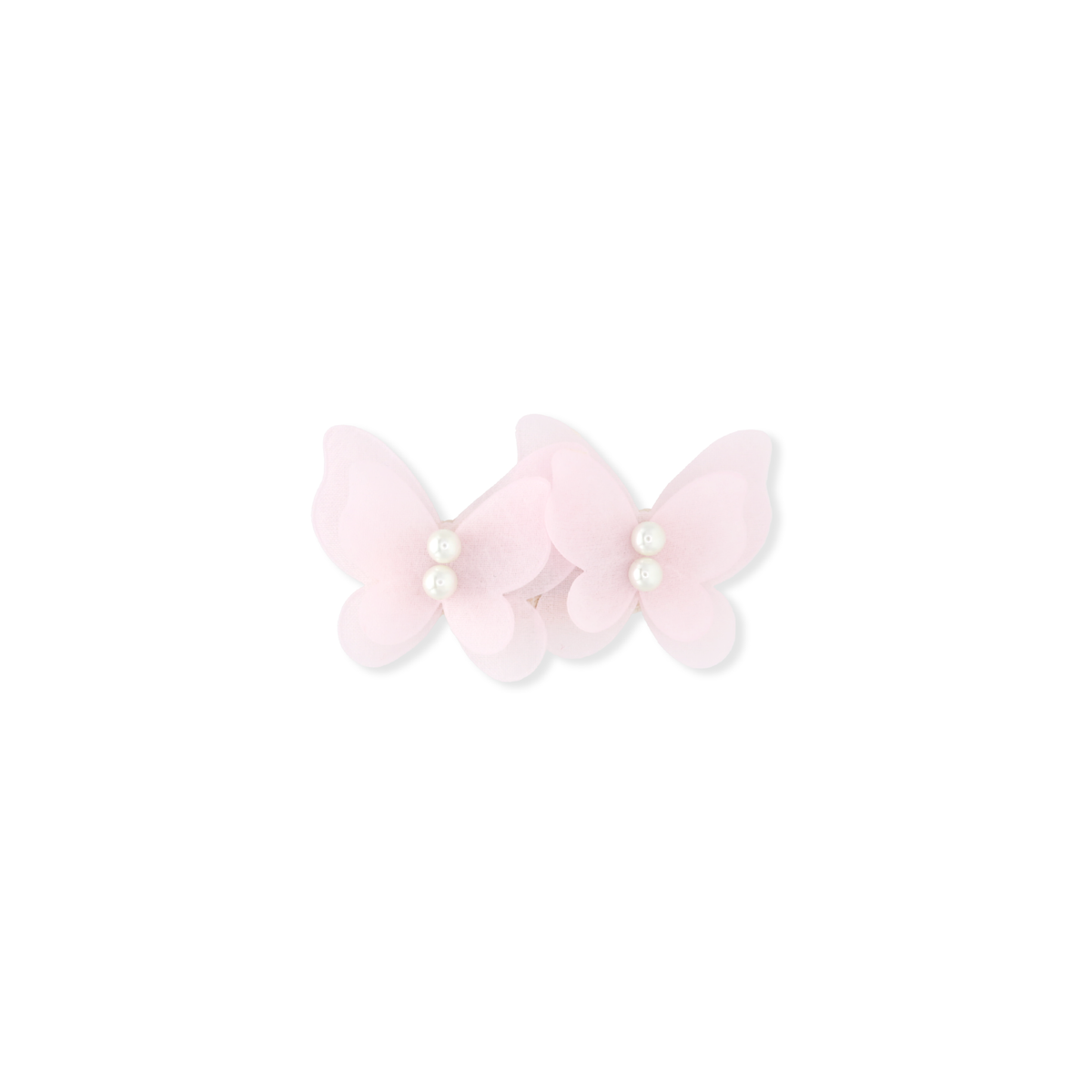 DOUBLE BUTTERFLY CLIP // FAIRY PINK