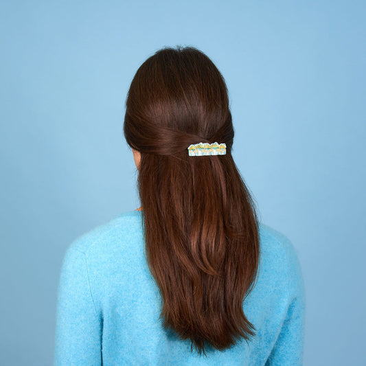 SNOWY TOWN HAIR CLIP