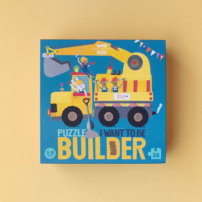 Londji - I WANT TO BE... BUILDER PUZZLE