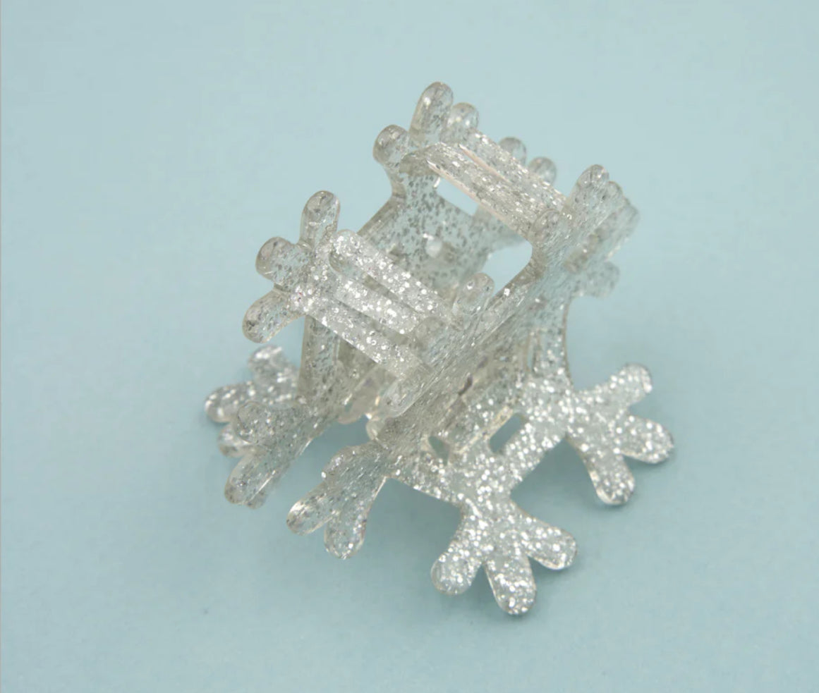 New SNOWFLAKE HAIR CLAW