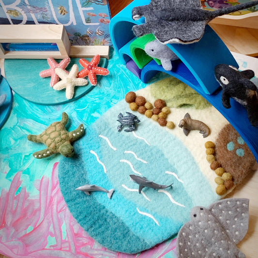 Tara treasure SEA, BEACH AND ROCKPOOL PLAY MAT PLAYSCAPE