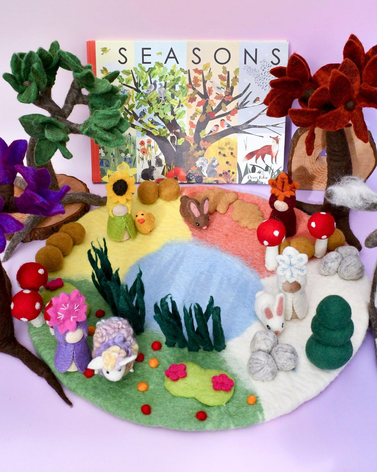 Tara Treasure - FOUR SEASONS PLAY MAT PLAYSCAPE (SMALL 45CM DIAMETER