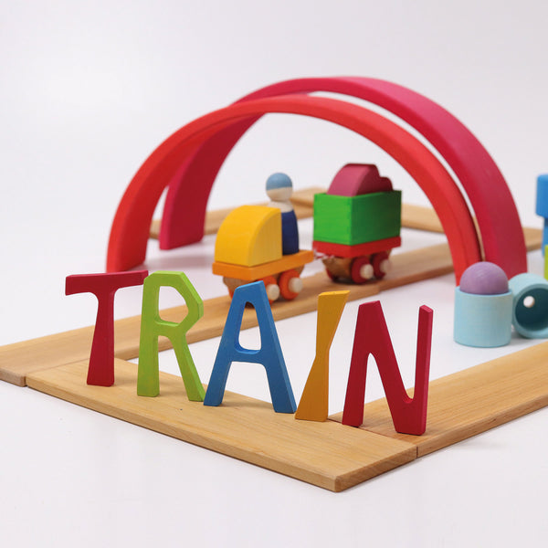 GRIMM'S Building Set Wooden Train