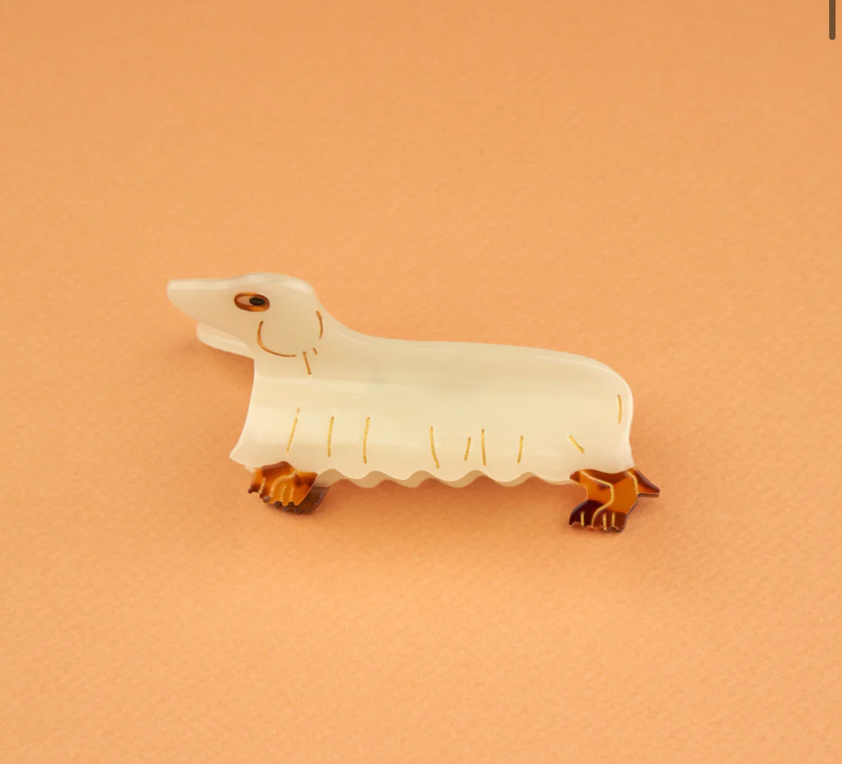 GHOST DACHSHUND HAIR CLaw (夜光款）