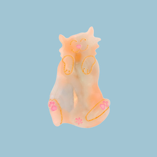 GINGER CAT HAIR CLIP