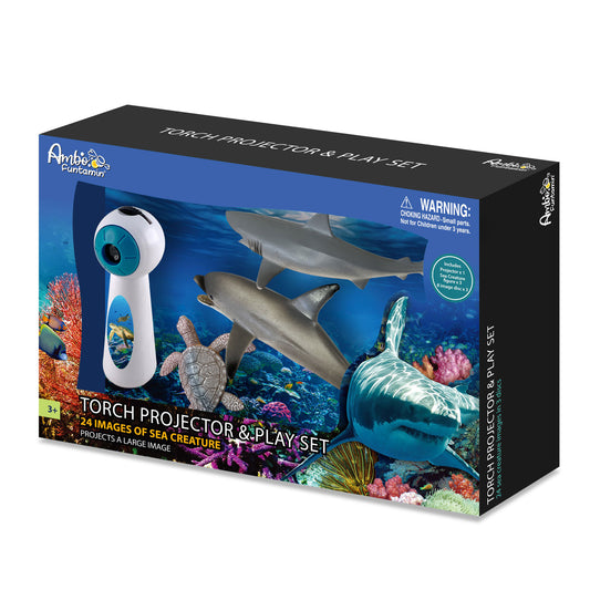 Ambo Sea Creatures Torch Projector & Play Set