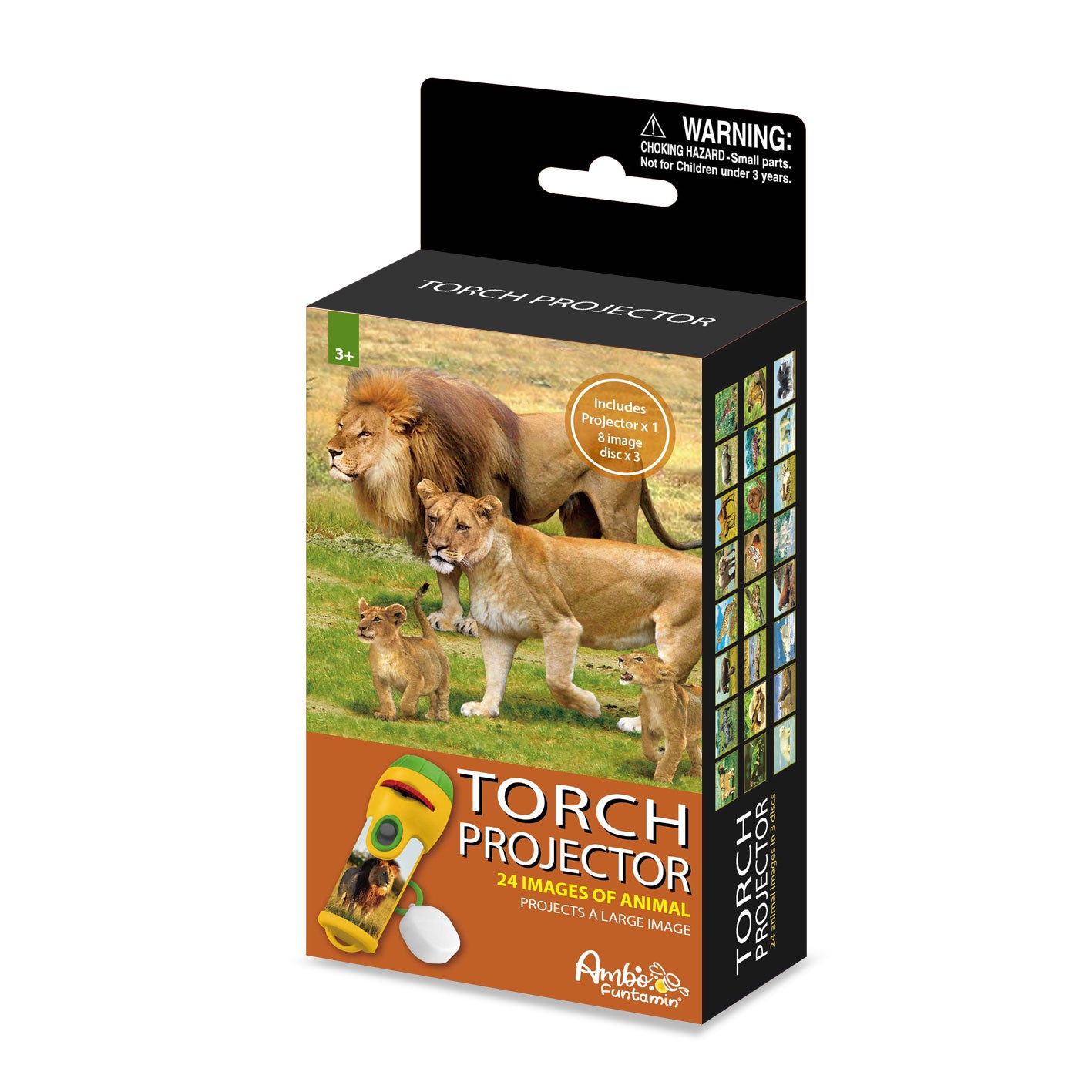 Ambo - Animal Torch Projector (with disc case)