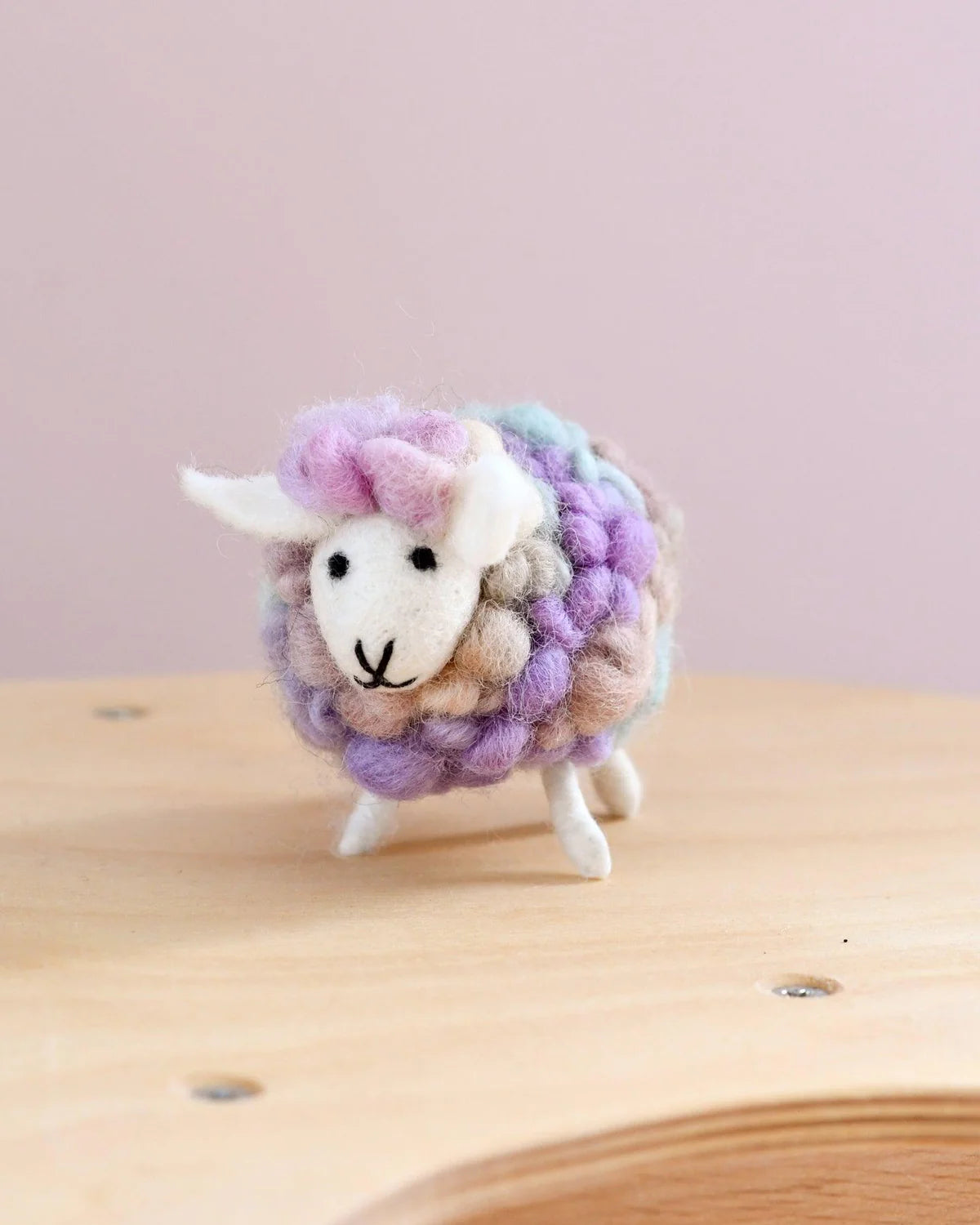 Tara treasure FELT PASTEL SHEEP TOY