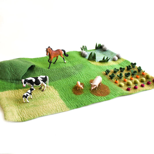 Tara Treasures - Farm Play Mat Playscape Large