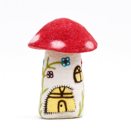 Tara treasure- FAIRIES AND GNOMES HOUSE - RED MUSHROOM (TOADSTOOL)