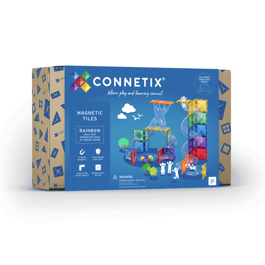 Connectix tiles - Rainbow Ball Run Expansion Pack 66 pc