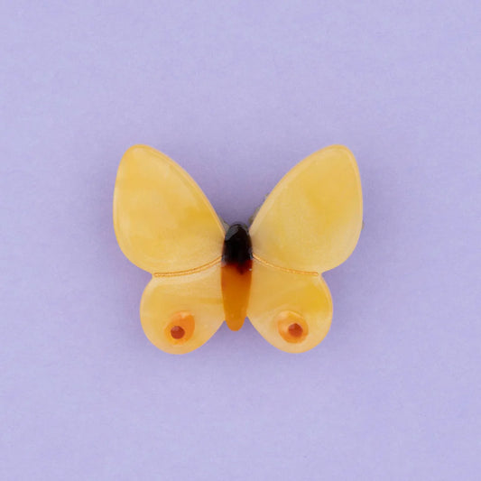 Yellow Butterfly Hair Clip
