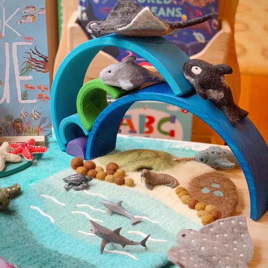 Tara treasure SEA, BEACH AND ROCKPOOL PLAY MAT PLAYSCAPE