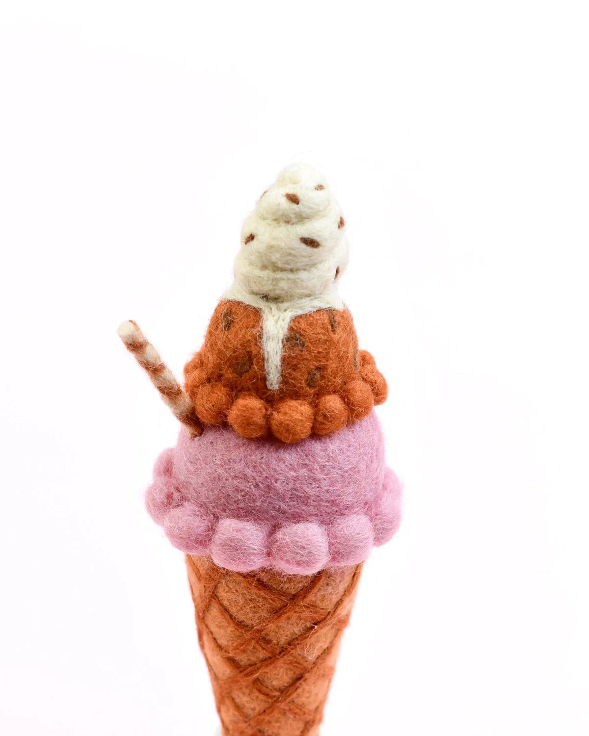 Tara treasure FELT NEAPOLITAN (HARLEQUIN) ICE CREAM