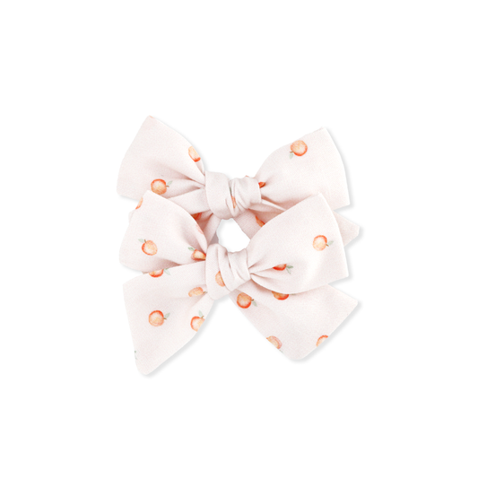 PINWHEEL PIGTAIL SET // PEACHES