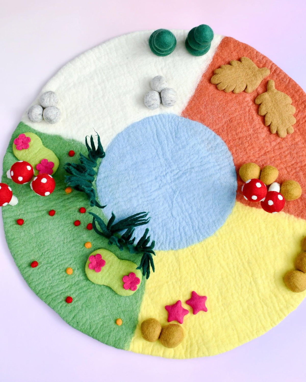 Tara Treasure - FOUR SEASONS PLAY MAT PLAYSCAPE (LARGE 80CM DIAMETER)