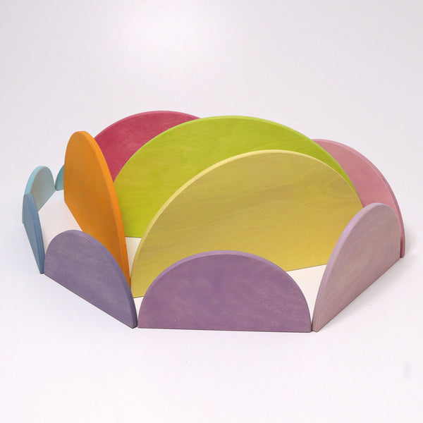 GRIMM'S Pastel Semicircles, 11 pieces