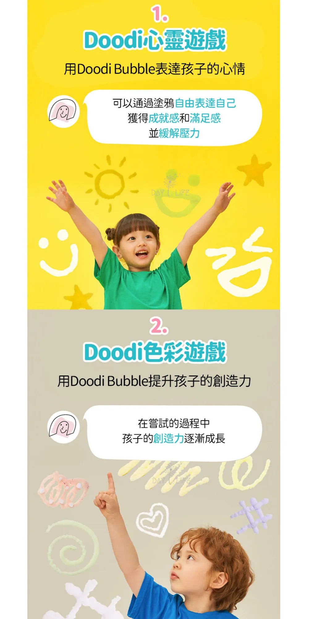 Messy Play - 韓國Doodi Bubble水果慕絲入浴泡泡