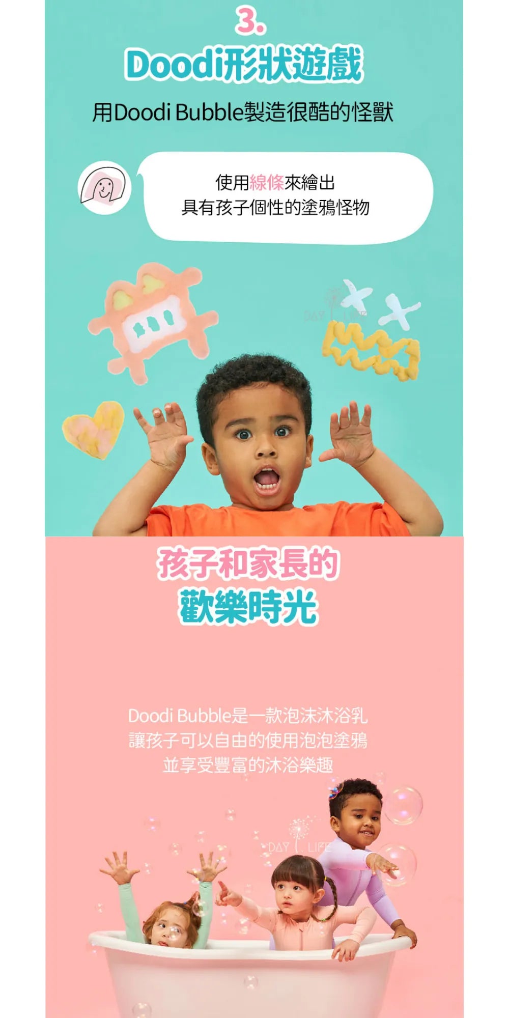 Messy Play - 韓國Doodi Bubble水果慕絲入浴泡泡