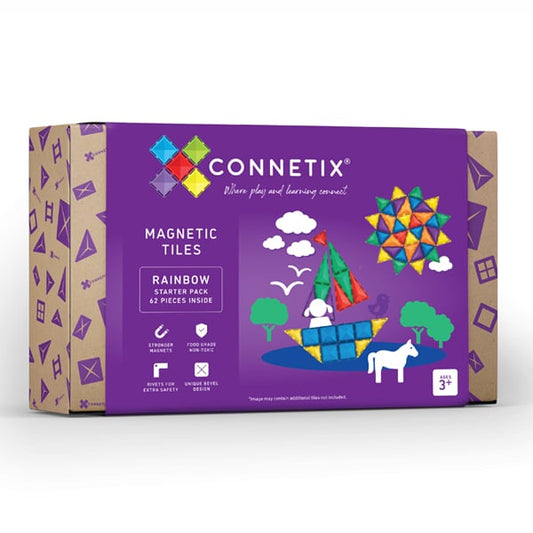 Connetix tiles 62 Piece Starter Pack 8