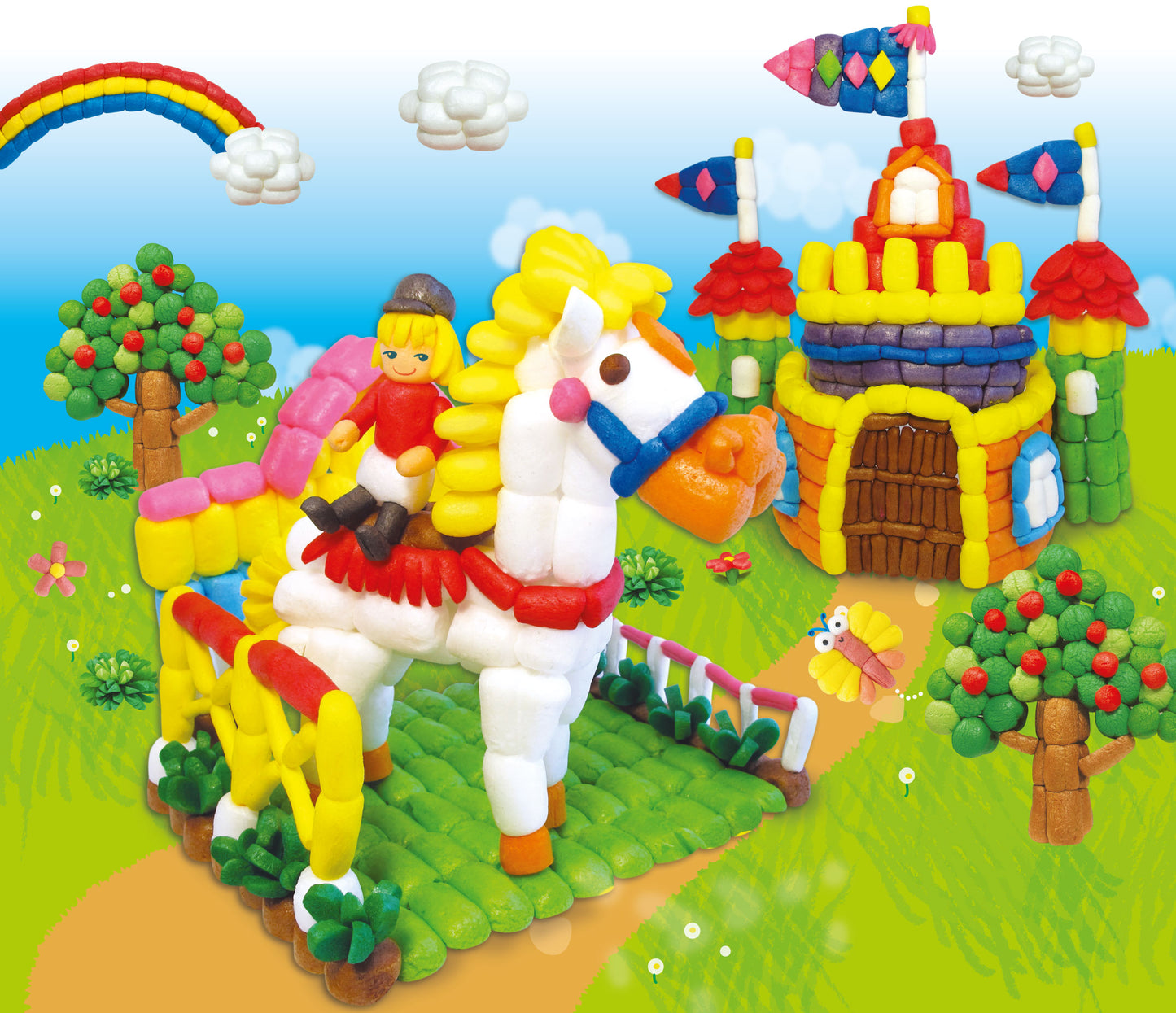 DL-HB60011	魔法玉米黏土(3000pcs)