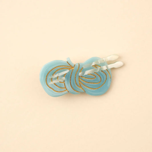Wool Ball Hair Clip