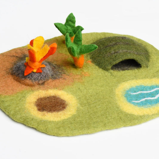 TARA TREASURES - Dinosaur Land Play Mat Playscape