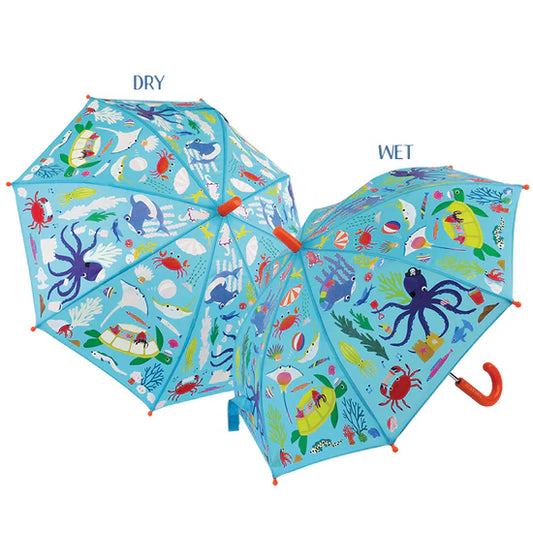 Floss & Rock Ocean Colour Changing Umbrella