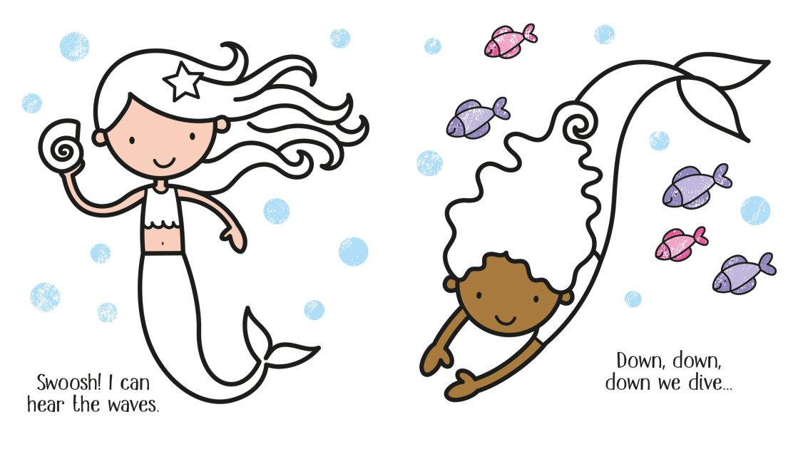 Little Brian - First Colouring Mermaids