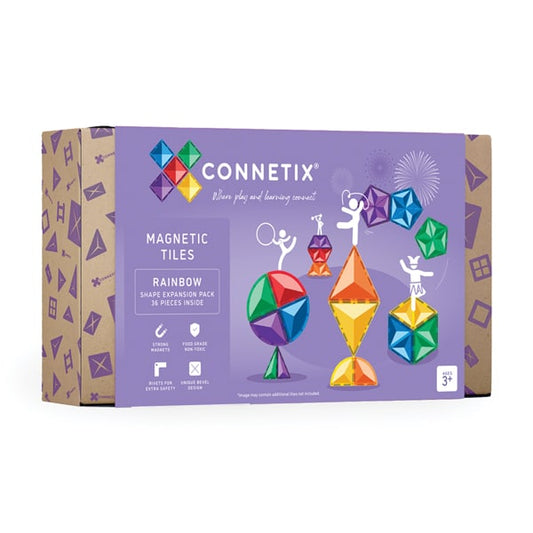 Connetix tiles - Rainbow Shape Expansion Pack 36 pc 5