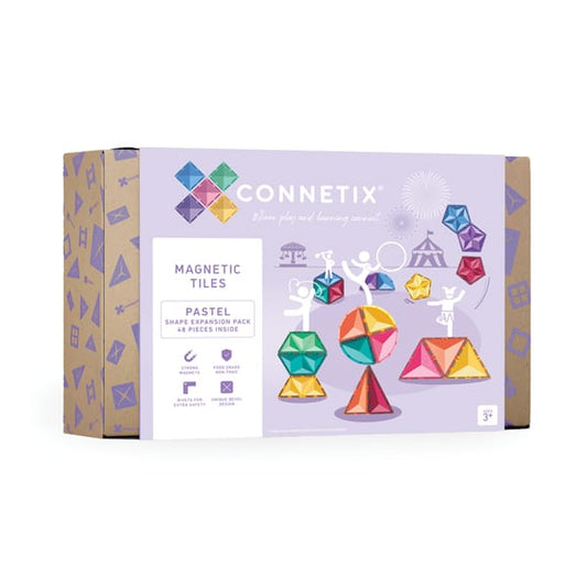 Connetix tiles-  Pastel Shape Expansion Pack 48 pc 3