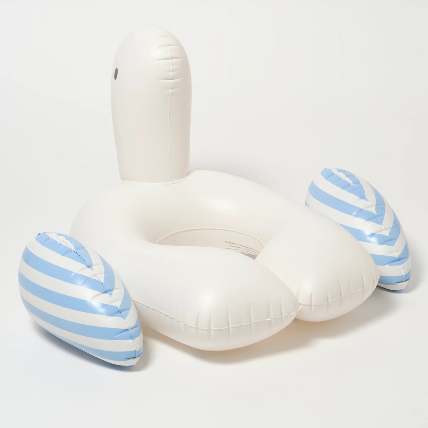 SUNNYLiFE Kids Tube Pool Ring Sid The Seagull Blue Stripe