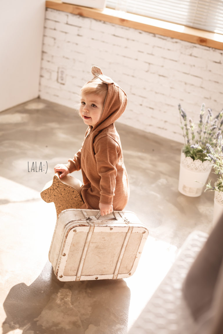 The lala - Bambi Suit 小鹿斑比連衣衫 (Brown Size M)