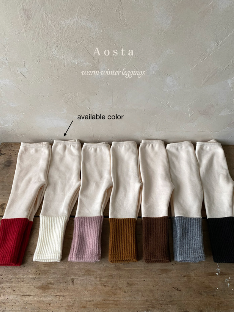 AOSTA - Warm Winter Leggings 保暖褲 (White Size S)