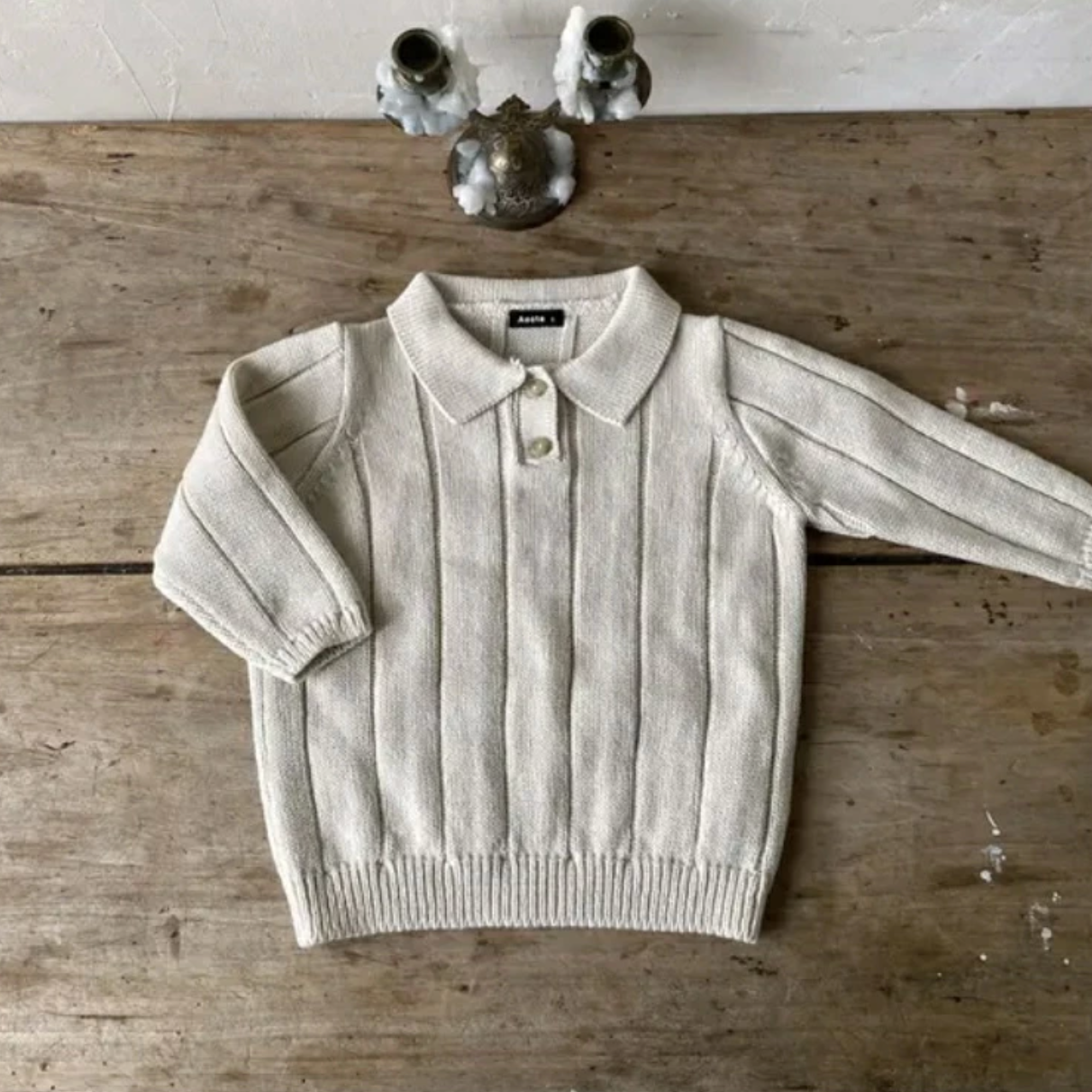 AOSTA -  Knitted top 針織上衣 (White Size M)