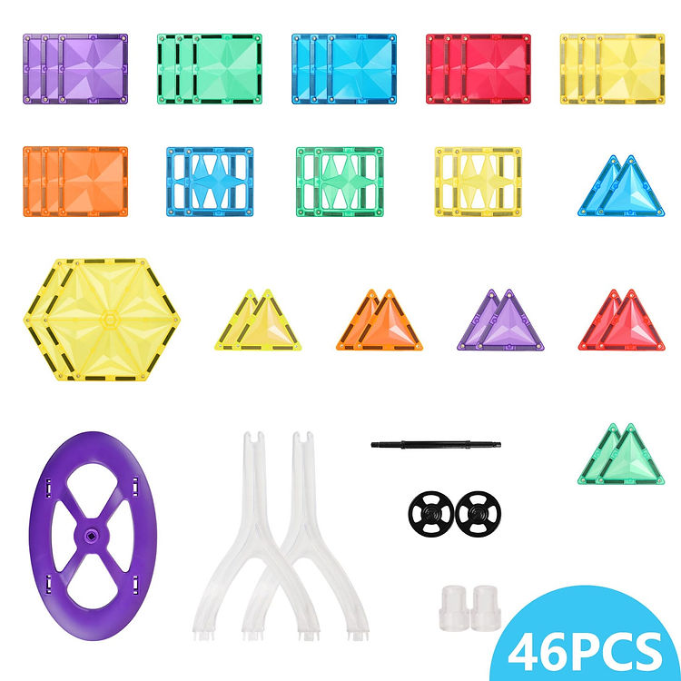 MNTL - Star Magnetic Tile (Ferris Wheels 摩天輪) 46PCs