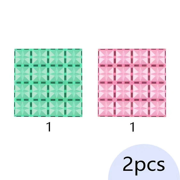 MNTL - Star Magnetic Tile (Square Base 方型底板) 2PCs